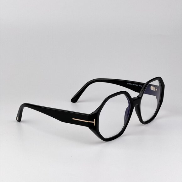 Tom Ford FT5967-B Women’s Eyeglasses – Black Round Frame | Model FT5967-B 001 - Picture 5 of 10